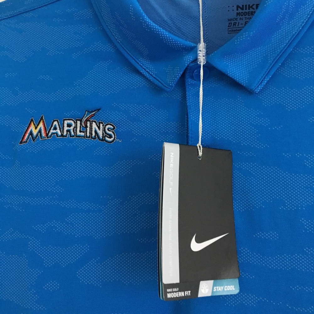 Miami Marlins Nike Polo